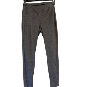 Hue Women Gray Casual Pants M Comfortable Stretch Office Relaxing Lounging